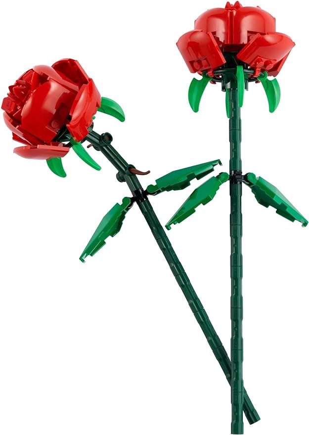 LEGO Roses Building Kit, Unique Gift for Valentine's Day, Botanical Collection, Gift to Build Together, 40460