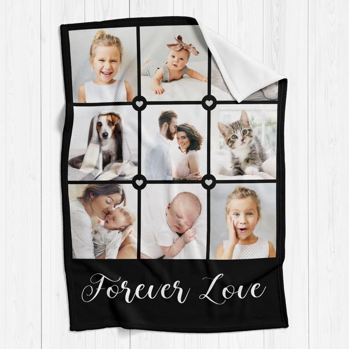 Personalized Gifts for Mom, Custom Blankets with Photos, Personalized Photo Blankets Using My Own Photos, Customized Blankets with Pictures, Personalized Birthday Gifts for Women Men Baby Child