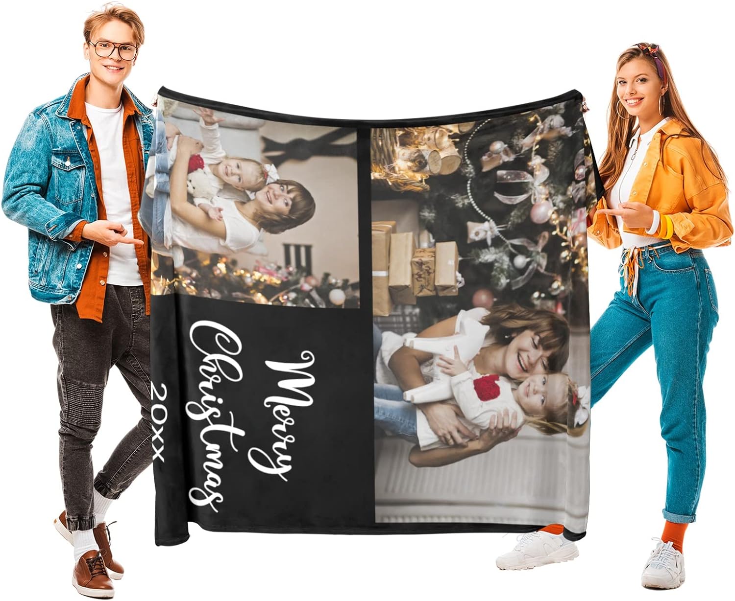 Personalized Gifts for Mom, Custom Blankets with Photos, Personalized Photo Blankets Using My Own Photos, Customized Blankets with Pictures, Personalized Birthday Gifts for Women Men Baby Child