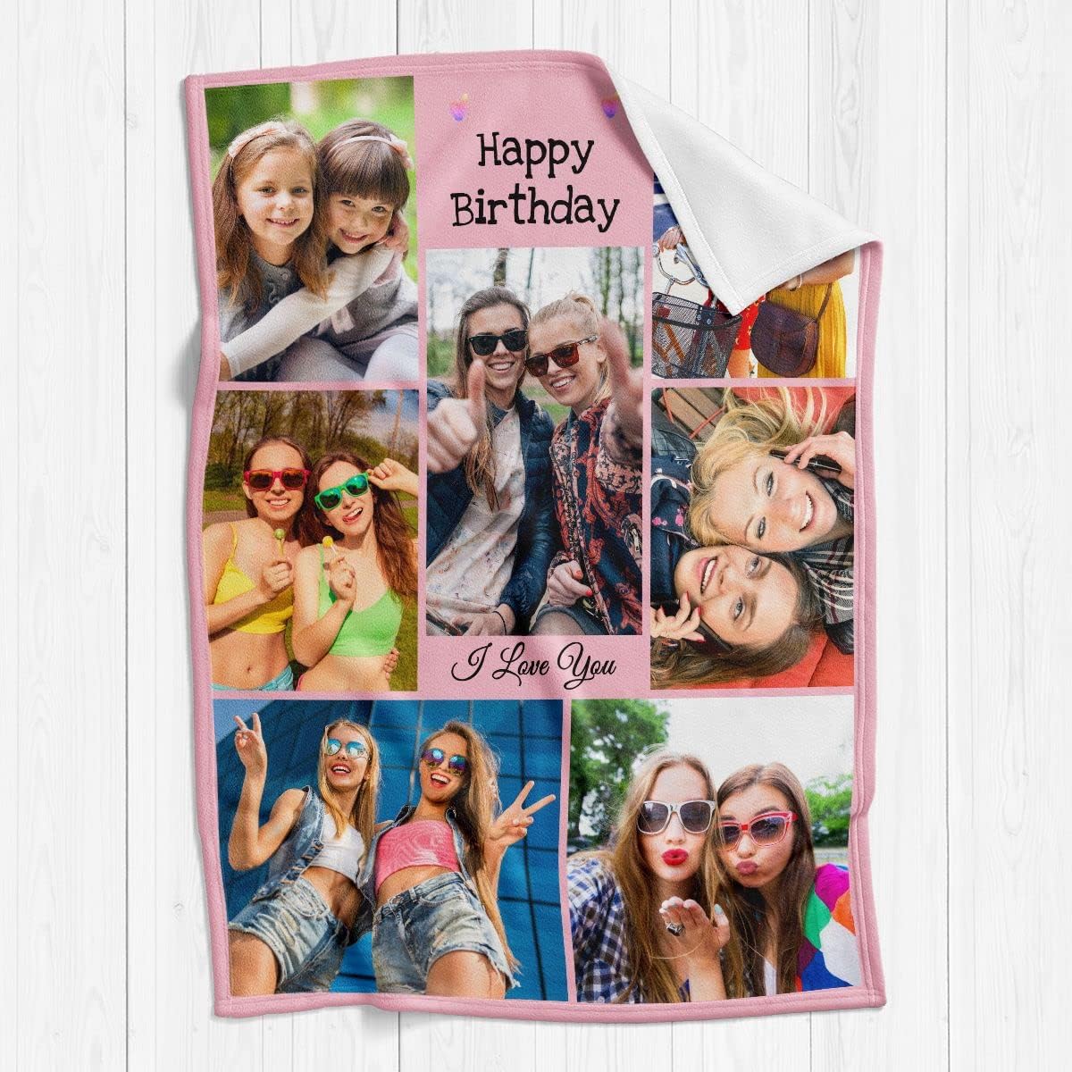 Personalized Gifts for Mom, Custom Blankets with Photos, Personalized Photo Blankets Using My Own Photos, Customized Blankets with Pictures, Personalized Birthday Gifts for Women Men Baby Child