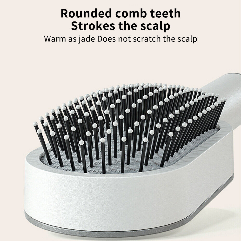 Self Cleaning Hair Brush 3D Air Cushion Massager Brushes Airbag Comb For Women