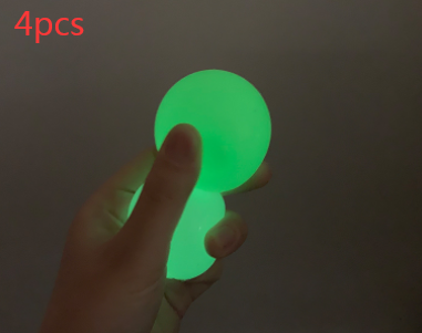 LUMINOUS STICKY BALL TOYS STICKY WALL HOME PARTY GAMES